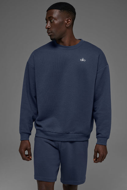 Accolade Crew Neck Pullover - Navy