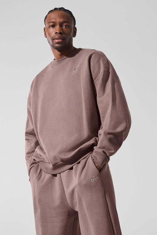 Accolade Crew Neck Pullover - Mushroom