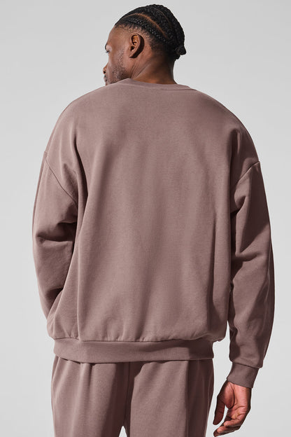 Accolade Crew Neck Pullover - Mushroom
