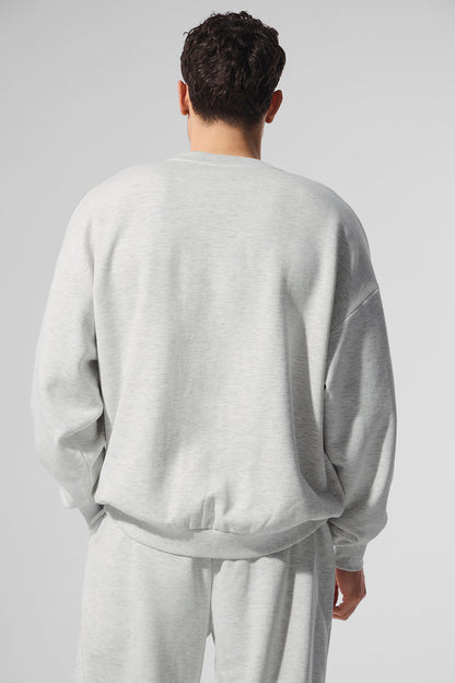 Accolade Crew Neck Pullover - White Heather