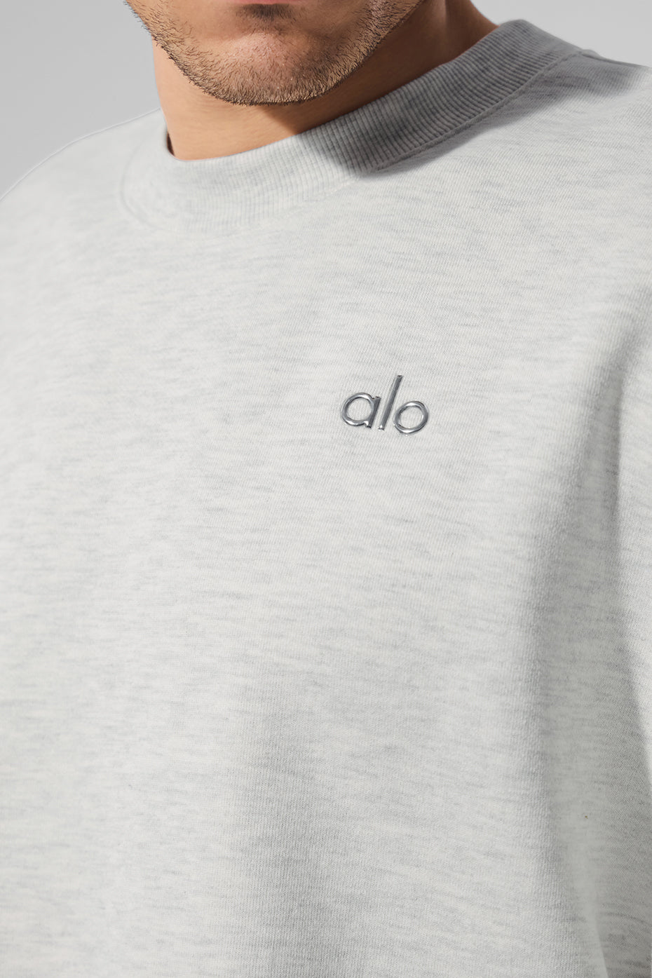 Accolade Crew Neck Pullover - White Heather