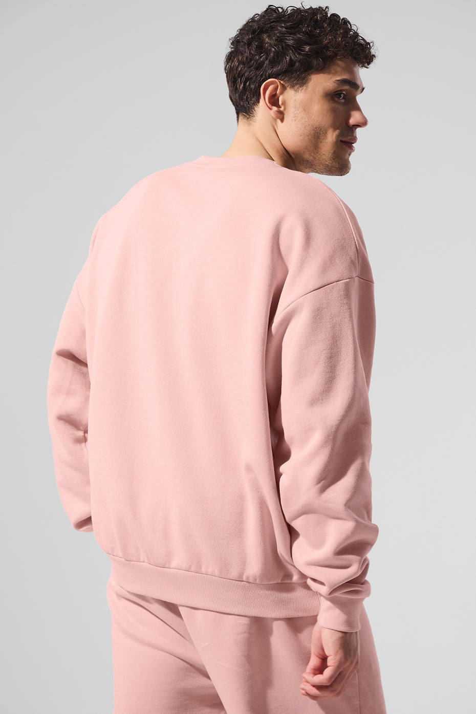 Accolade Crew Neck Pullover - Pink Quartz