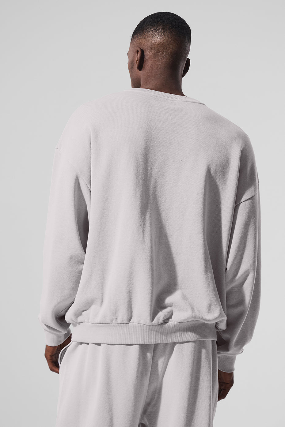 Washed Accolade Crew Neck Pullover - Grey Sky Wash