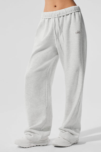 Accolade Straight Leg Sweatpant - White Heather