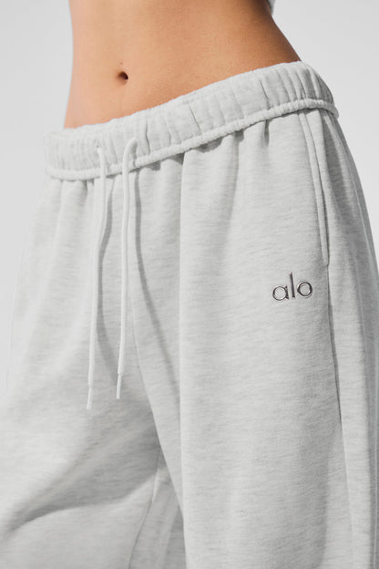 Accolade Straight Leg Sweatpant - White Heather