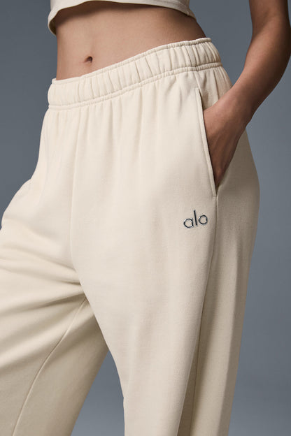 Accolade Straight Leg Sweatpant - Oat Milk