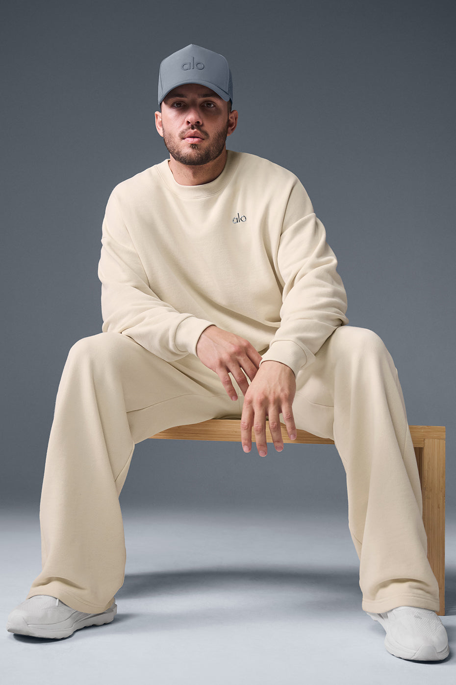 Accolade Straight Leg Sweatpant - Oat Milk