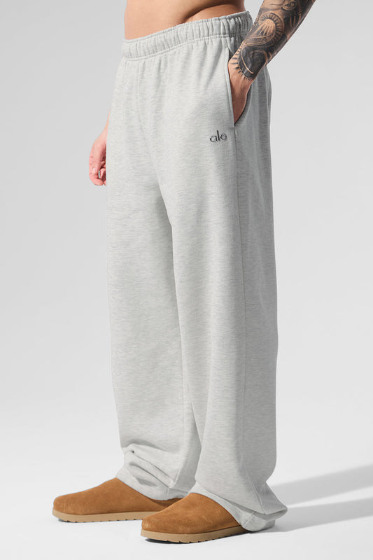 Accolade Straight Leg Sweatpant - White Heather
