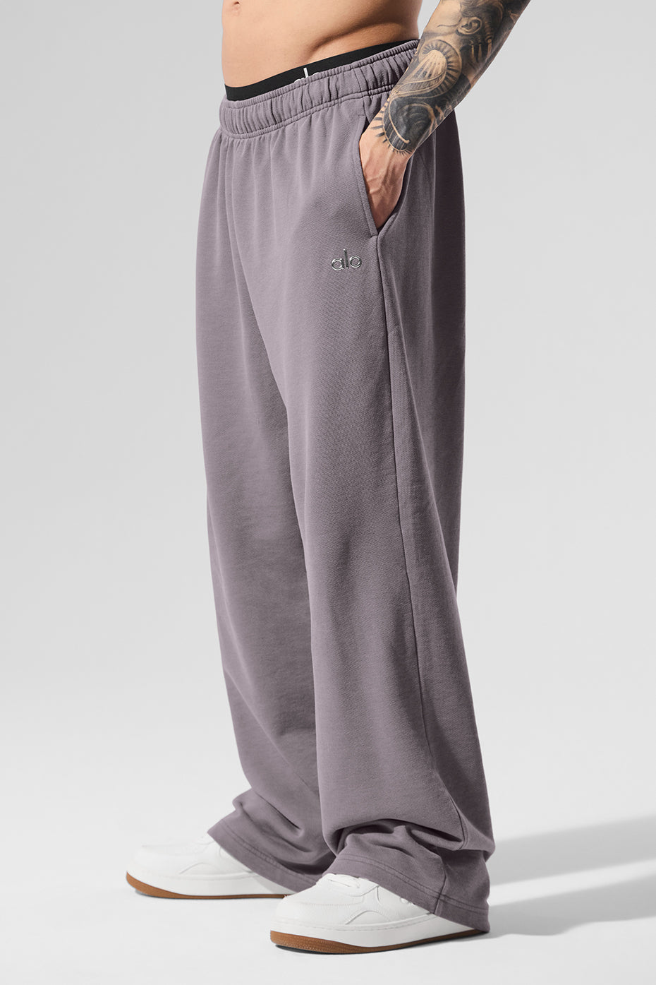 Washed Accolade Straight Leg Sweatpant - Cool Grey Wash