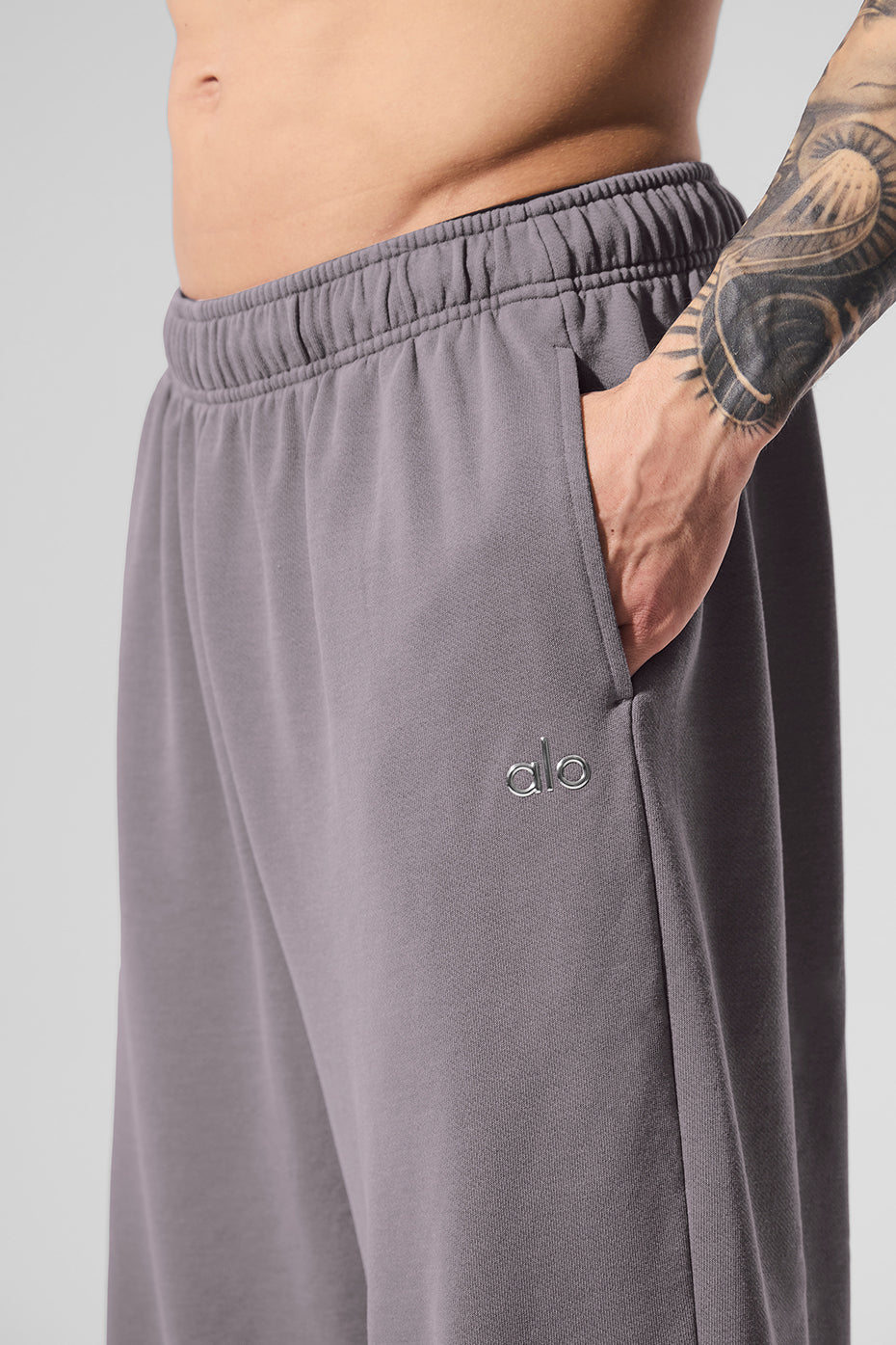 Washed Accolade Straight Leg Sweatpant - Cool Grey Wash